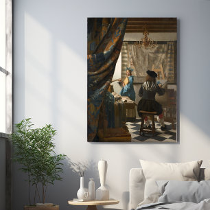 Poster Johannes Vermeer, L'Art De La Peinture