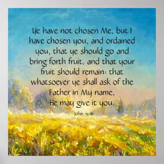 Poster John 15:16