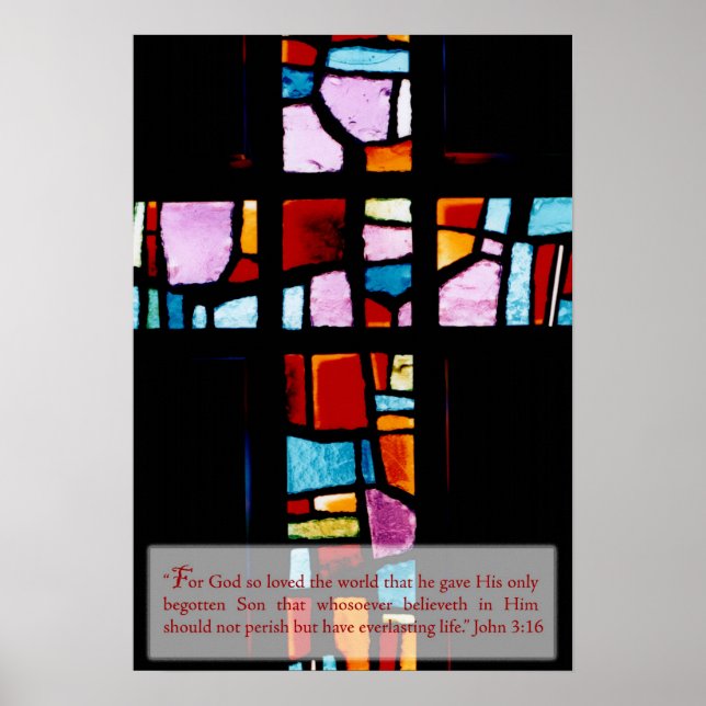 Poster John 3:16 (Devant)