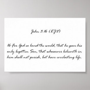 Poster John 3:16 (LS)