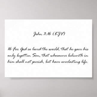 Poster John 3:16 (LS)