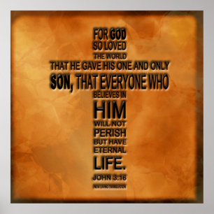 Poster John 3:16 Print