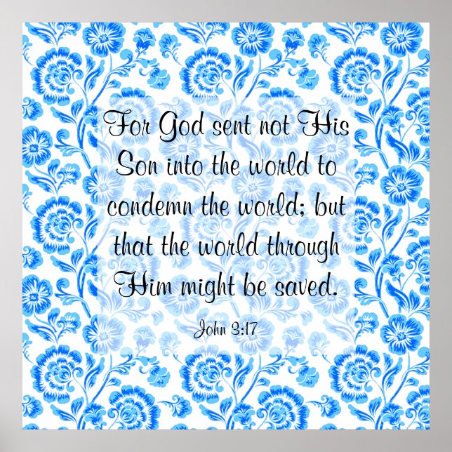 Poster John 3:17 (Devant)