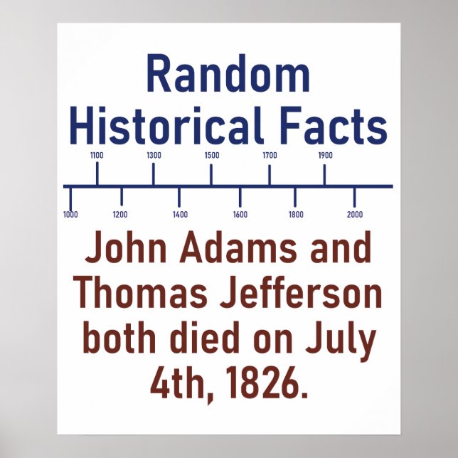 Poster John Adams et Thomas Jefferson - Histoire (Devant)