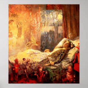 Poster John Anster Fitzgerald : Le truc qui rêve ...