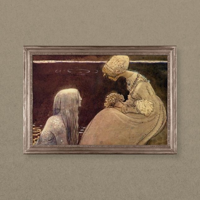 Poster John Bauer Agneta et le lac King (Créateur téléchargé)