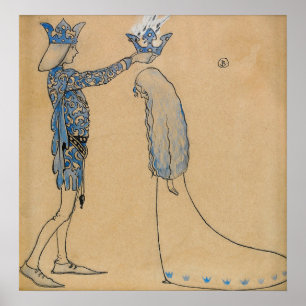 Poster John Bauer - Couronne d'or