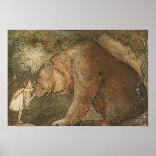 Poster John Bauer - Pauvre petite base