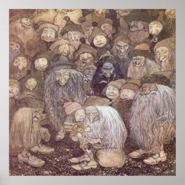 Poster John Bauer Troll Art