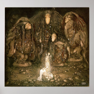 Poster John Bauer - Trolls