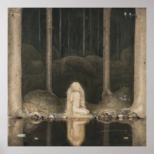 Poster John Bauer Tuvstarr CC0789 Moyen (Devant)