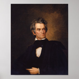 Poster John C. Calhoun — Peinture sur l'histoire américai