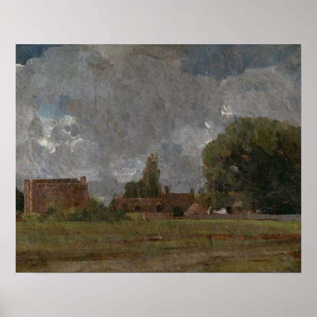 Poster John Constable - La maison du gendarme d'or (Devant)