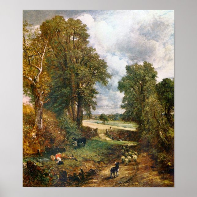 Poster John Constable - Le Cornfield de 1826 (Devant)