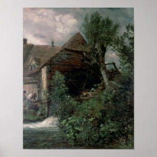 Poster John Constable Moulin à eau à Gillingham, Dorset