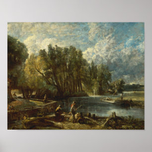 Poster John Constable - moulin de Stratford
