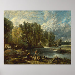 Poster John Constable - moulin de Stratford