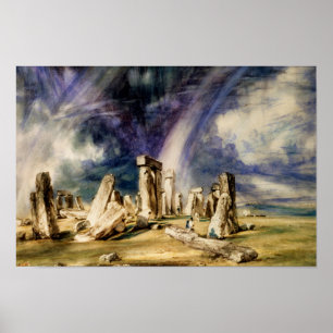 Poster John Constable - Stonehenge