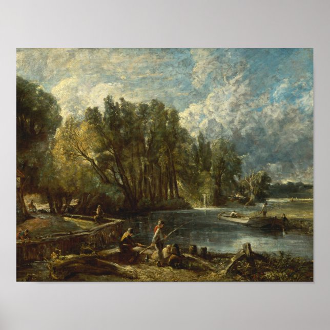 Poster John Constable - Stratford Mill (Devant)