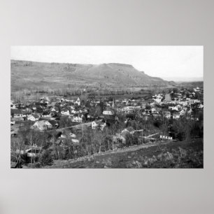 Poster John Day, Oregon Town View Photographie