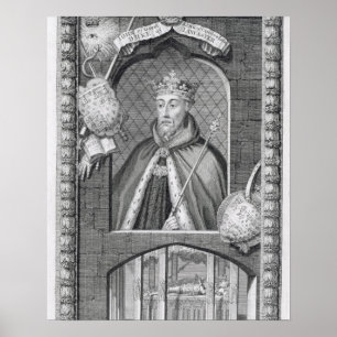 Poster John de Gaunt, duc de Lancaster (1340-1399) après 