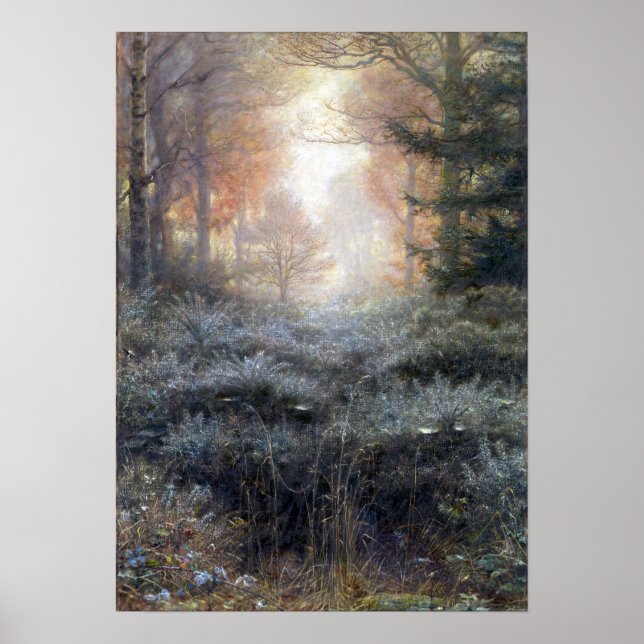 Poster John Everett Millais Furze Dessiné (Devant)