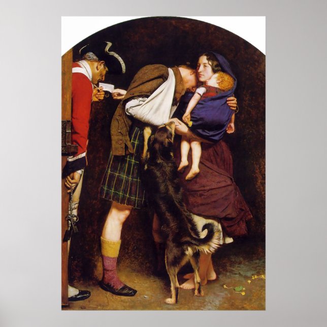 Poster John Everett Millais Ordre de libération (Devant)