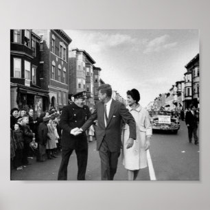 Poster John F. Kennedy à Boston est