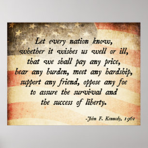 Poster John. F Kennedy Citation