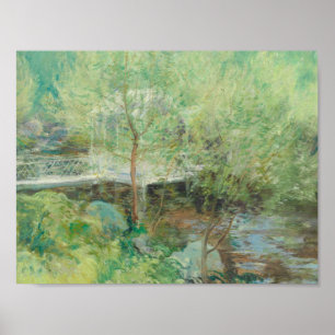 Poster John Henry Twachtman - Le Pont Blanc
