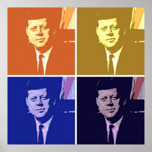 Poster John Kennedy Pop Art