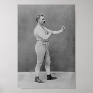 Poster John L. Sullivan - Champion de boxe poids lourd