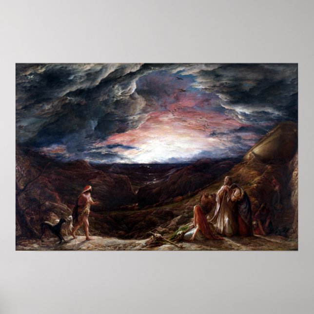 Poster John Linnell Noah La veille du déluge (Devant)