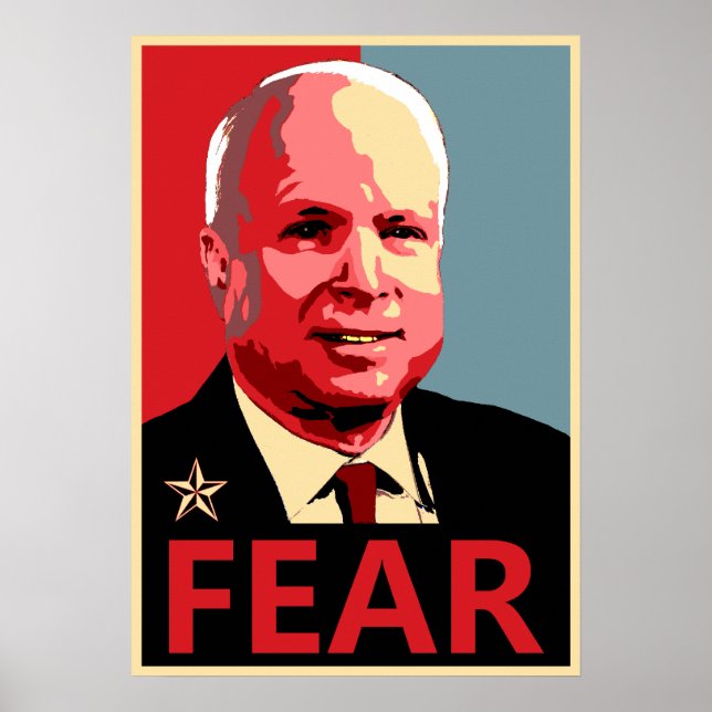 Poster John McCain - La peur (Devant)