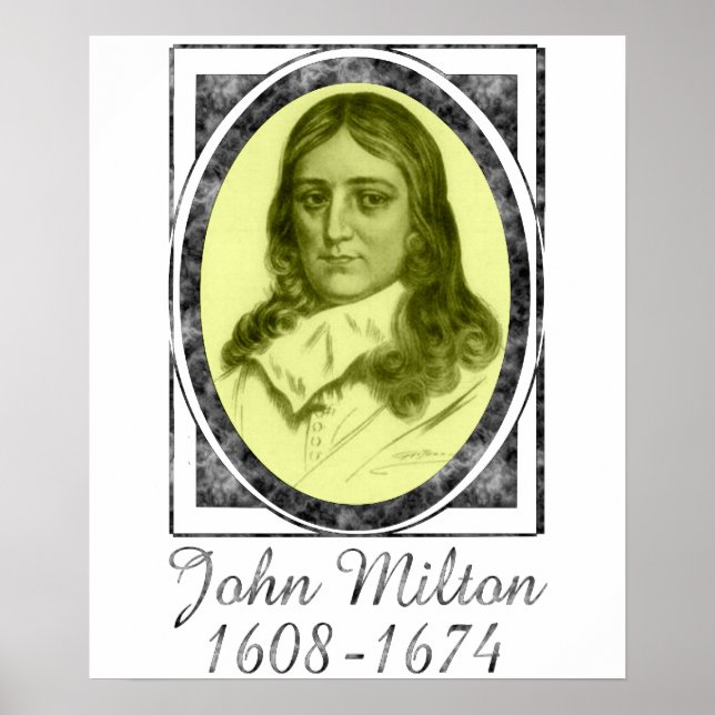 Poster John Milton (Devant)