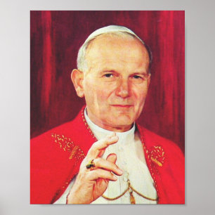 Poster John Paul II Bishop of Rome