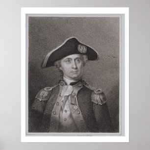 Poster John Paul Jones (1747-92), gravé par James Barto