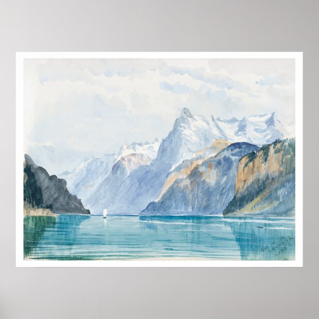 POSTER : JOHN SINGER SARGENT : BAIE D'URI (Devant)