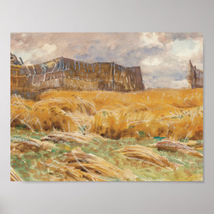 Poster John Singer Sargent - Camouflaged Field en France