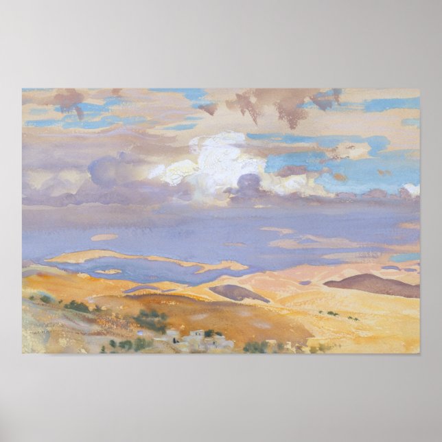 Poster John Singer Sargent - De Jérusalem (Devant)