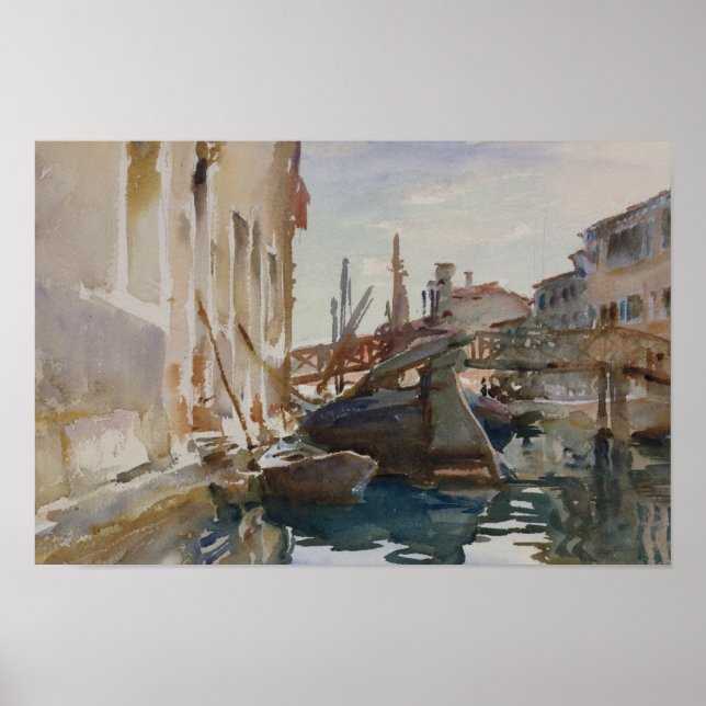 Poster John Singer Sargent - Giudecca (Devant)
