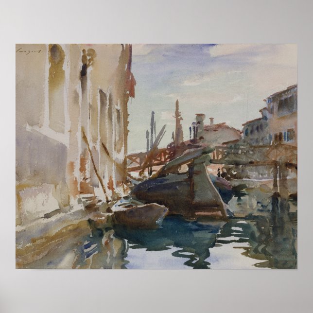 Poster John Singer Sargent - Giudecca (Devant)