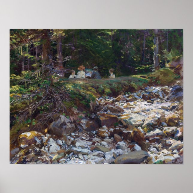 Poster John Singer Sargent Le Maître et ses élèves (Devant)