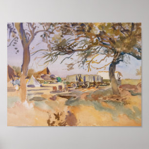 Poster John Singer Sargent - Military Camp