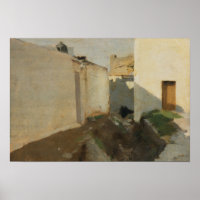 John Singer Sargent - Murs blancs à Sunlight
