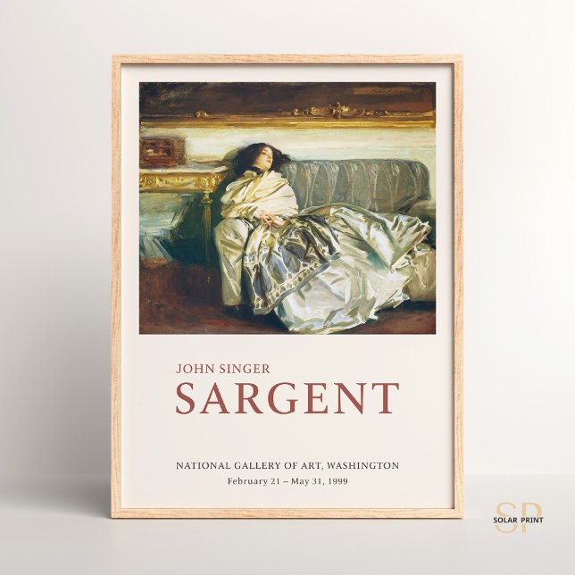 Poster John Singer Sargent Nonchaloir Repose Peinture Art (Créateur téléchargé)