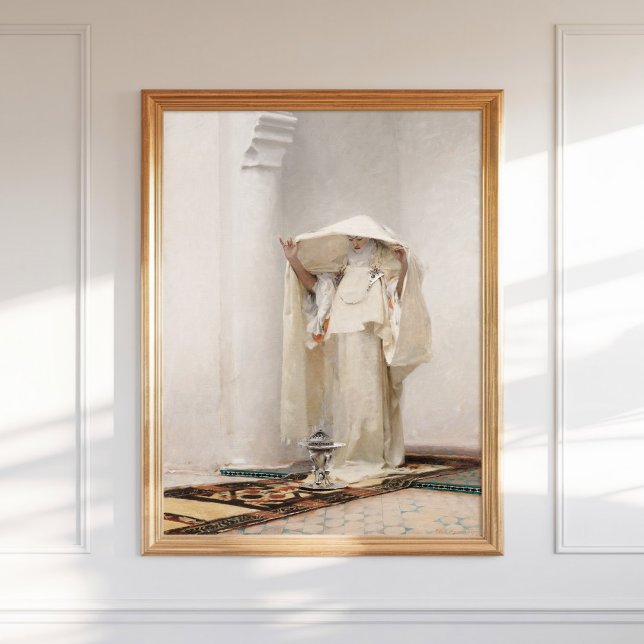 Poster John Singer Sargent Smoke de Ambergris Peinture (Créateur téléchargé)