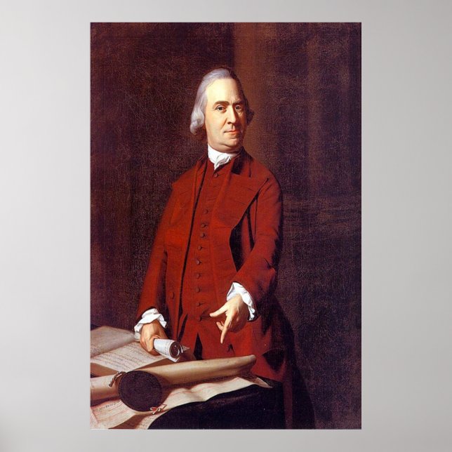 Poster John Singleton Copley / Samuel Adams (1772) / (Devant)