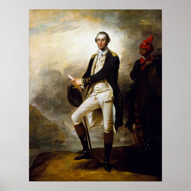Poster John Trumbull George Washington (Devant)