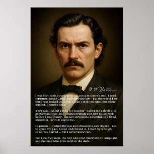 Poster John Wesley Hardin   La loi avec l'esprit d'un uni